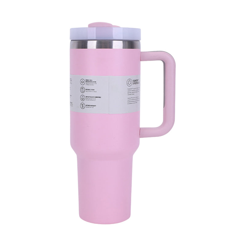 Insulated Tumbler with Straw & Lid - 40oz