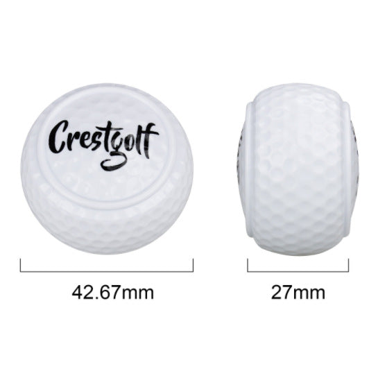 Flat Golf Ball Putting Training Aid