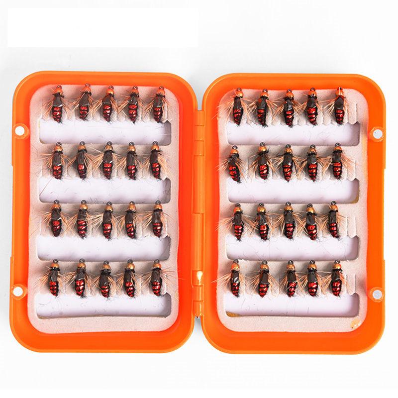 Fly Fishing Lure Box w/ 40pc Fly Set Included