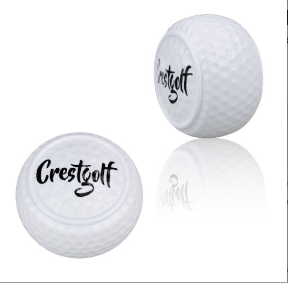 Flat Golf Ball Putting Training Aid