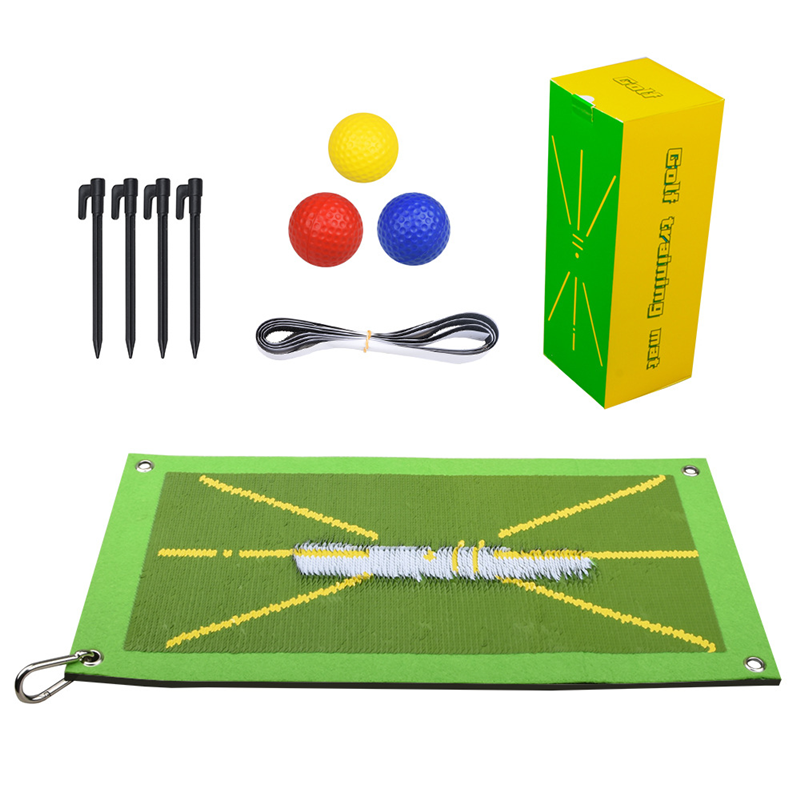 Golf Training Mat w Swing Path Feedback